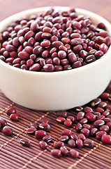 Image showing Red adzuki beans