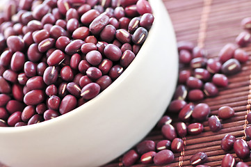 Image showing Red adzuki beans