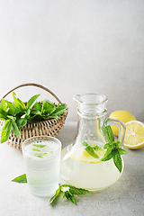 Image showing Mint lemonade