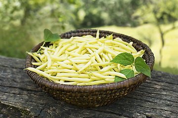 Image showing Yellow wax beans