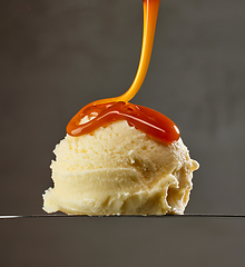 Image showing vanilla ice cream ball