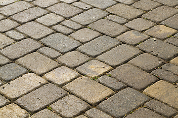 Image showing two-tone cobblestones