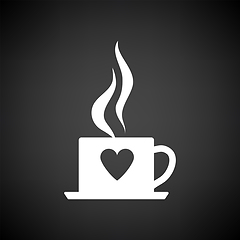 Image showing Valentine Day Coffee Icon