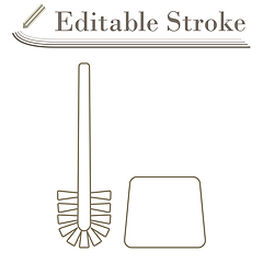 Image showing Toilet Brush Icon