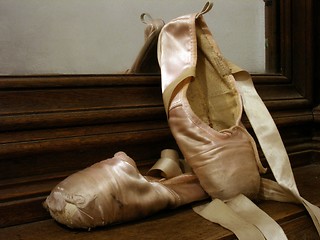 Image showing pointe shoes