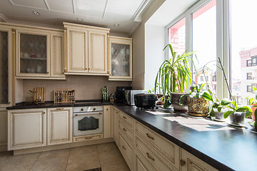 Image showing New modern kitchen interior