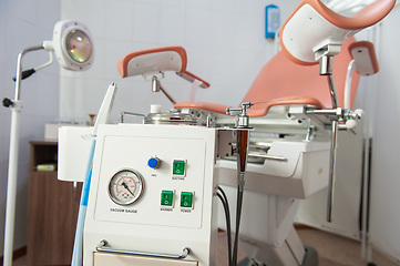 Image showing Gynecological cabinet in modern clinic