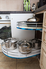 Image showing New modern kitchen interior