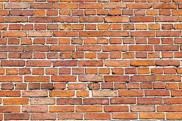 Image showing the old brick wall