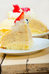 Image showing crepe pancake cake