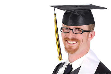 Image showing happy graduation a young man