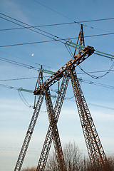 Image showing electric powerlines