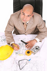 Image showing A businessman happiness 