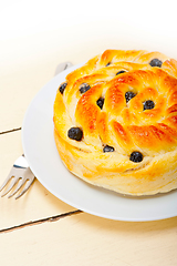 Image showing blueberry bread cake dessert