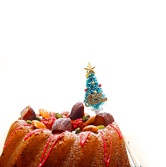 Image showing Christmas cake