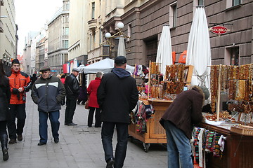 Image showing Pedestrian street in Riga