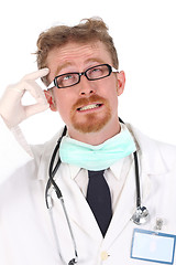 Image showing doctor thinking 