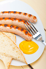 Image showing traditional German wurstel sausages