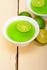 Image showing green lime lemonade