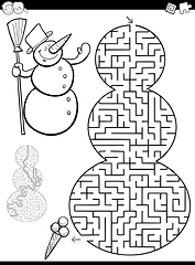 Image showing maze or labyrinth game