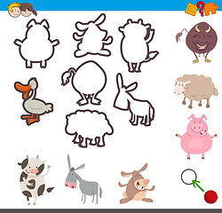 Image showing educational game with animals
