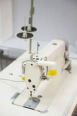 Image showing Industrial sewing machine