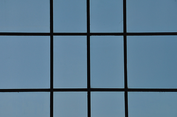 Image showing blue windows abstract