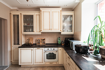 Image showing New modern kitchen interior