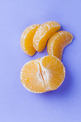 Image showing peeled delicious orange
