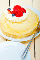 Image showing crepe pancake cake