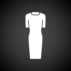 Image showing Business Woman Dress Icon