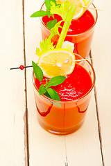 Image showing fresh tomato juice