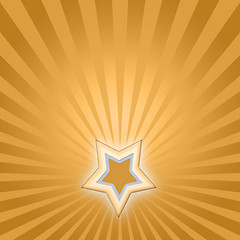 Image showing Gold star