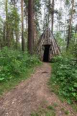 Image showing Old hovel of ancient altai people