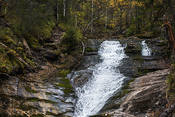 Image showing Waterfall on river Shinok