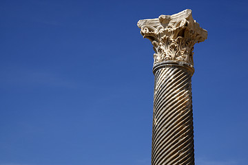 Image showing detail of a roman column 