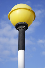 Image showing top of a zebra crossing belisha beacon signal