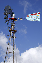 Image showing decorated wind pump 