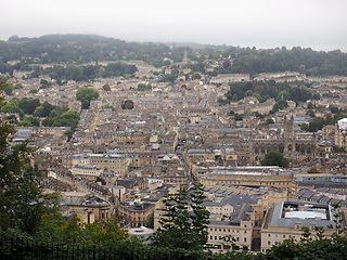 Image showing Aerial view of Bath