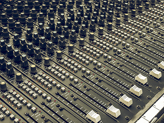 Image showing Vintage looking Soundboard