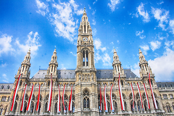 Image showing wien town tower