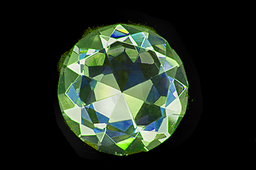 Image showing nice green diamond