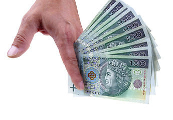 Image showing Polish money