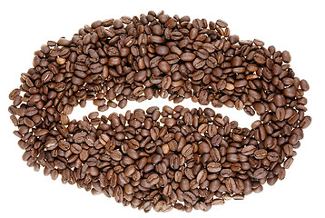 Image showing Big coffee beans