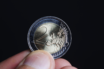 Image showing two Euro coin