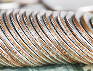 Image showing American quarter dollar