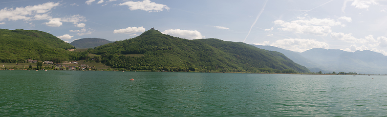 Image showing Lake Kaltern, South Tyrol, Italy