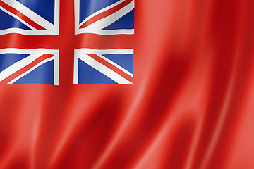 Image showing Red ensign, UK flag