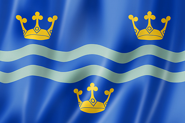 Image showing Cambridgeshire County flag, UK