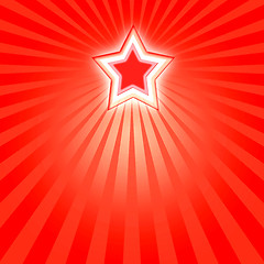 Image showing Red star